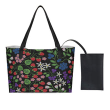 Load image into Gallery viewer, Takwakin Harvest Midnight Shopping Tote Bag With Mini Purse
