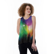 Load image into Gallery viewer, Aurora Medicine Animals Split Back Tank Top
