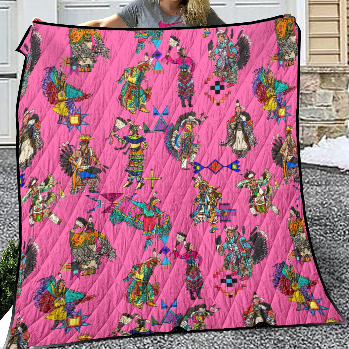 Grand Entry Dancers Lightweight & Breathable Quilt
