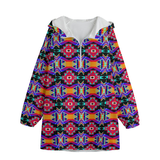 Fancy Bustle Long Windbreaker