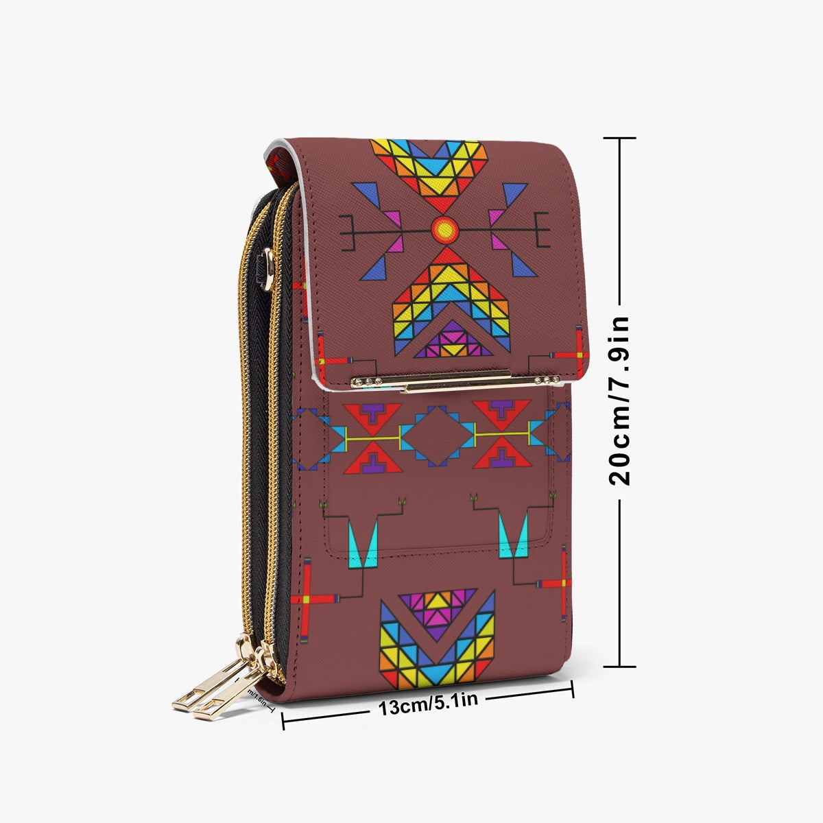 Rainy Chief Rainbow Earth Clay Mobile Phone Chest Bag