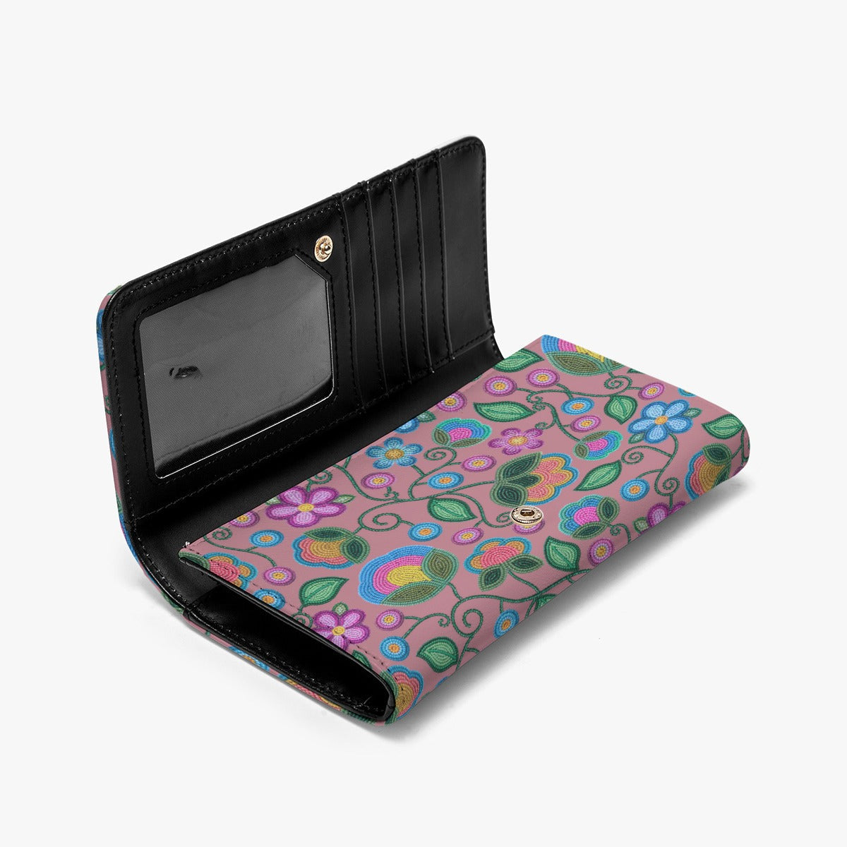 Turquoise Sunbeam Peach Wallet