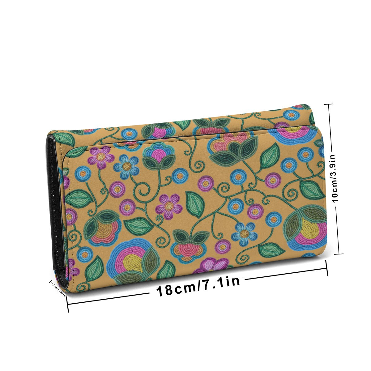 Turquoise Sunbeam Yellow Wallet