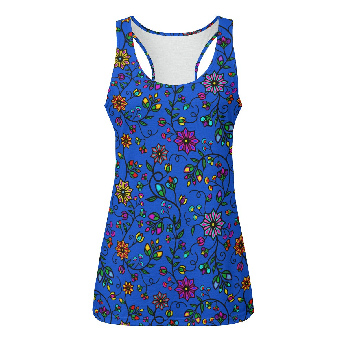 Prairie Paintbrush Blue Eco Tank Top