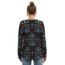 Load image into Gallery viewer, Dakota Damask Black Tie Sweatshirt
