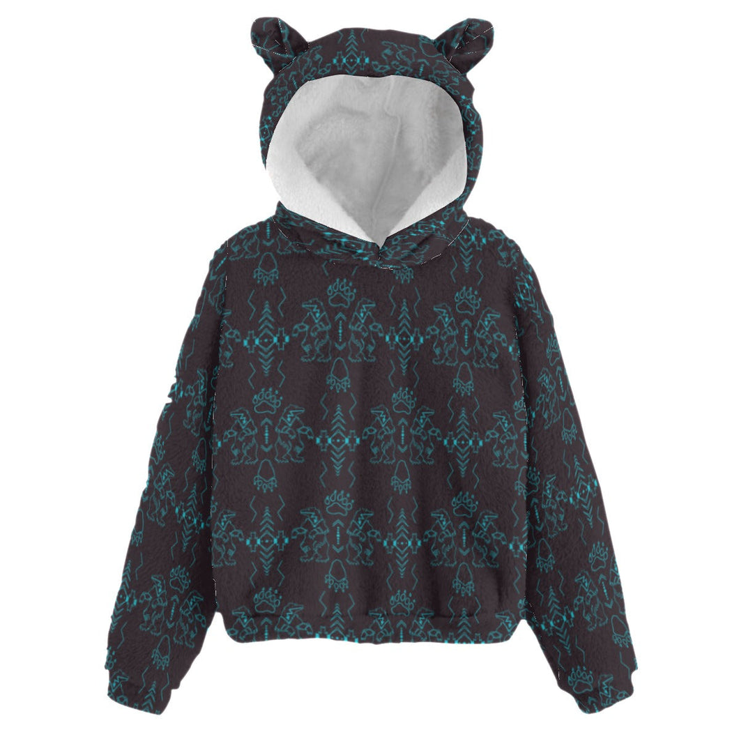 Ledger Bear Kid’s Borg Fleece Hoodie With Ear