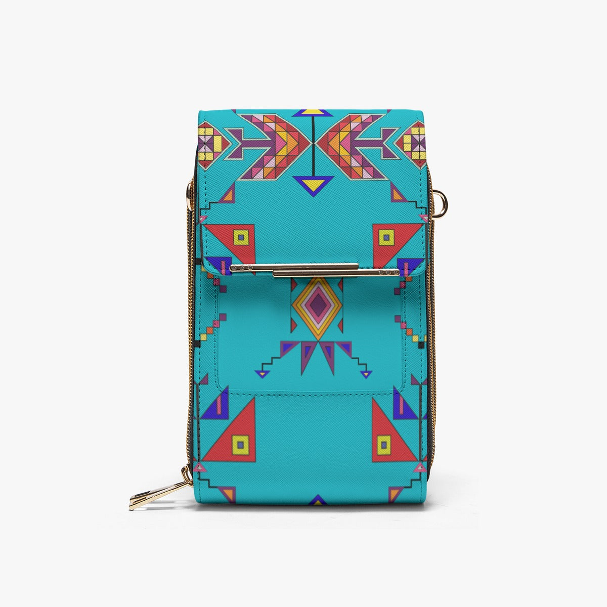 Scattered Generations Turquoise Mobile Phone Chest Bag