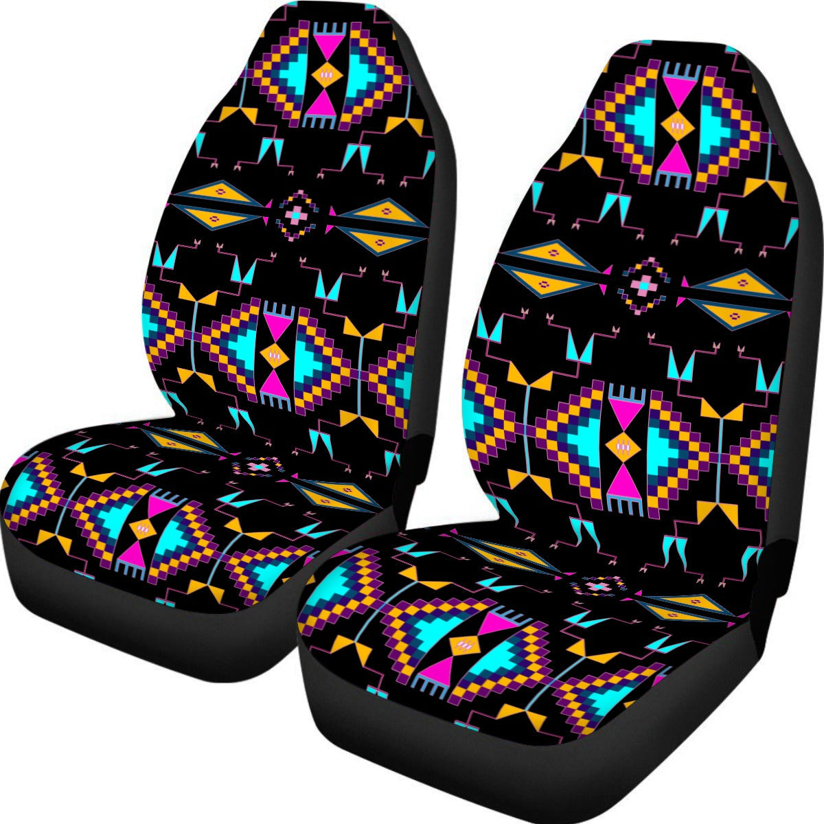 Rite of Passage Black Universal Car Seat Cover With Thickened Back