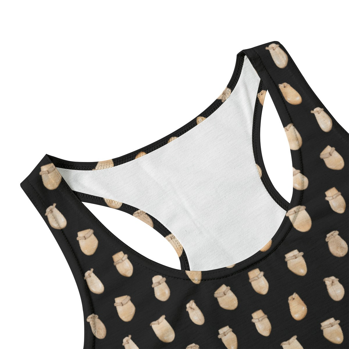 Elk Teeth on Black Eco Tank Top