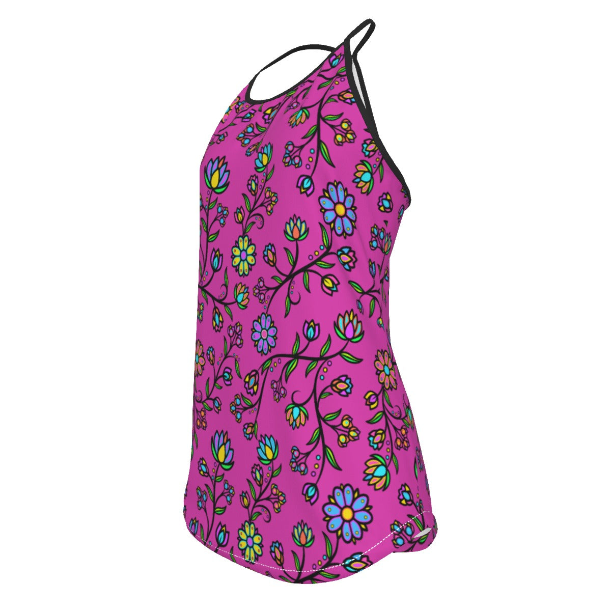 Cosmic Whisper Pastel Passion Criss-Cross Open Back Tank Top