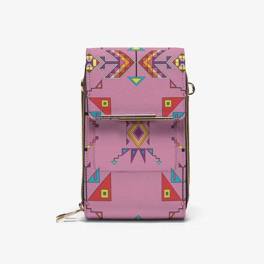 Scattered Generations Pink Mobile Phone Chest Bag