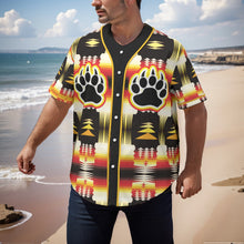 Load image into Gallery viewer, Medicine Wheel Sage Bearpaw Short Sleeve Baseball Jersey
