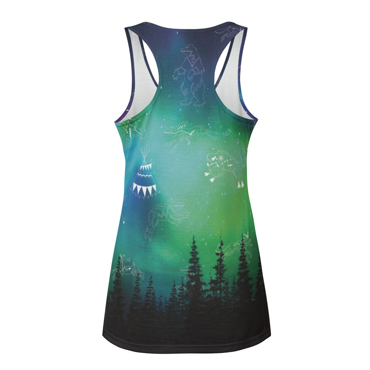 Aurora Medicine Animals Eco Tank Top