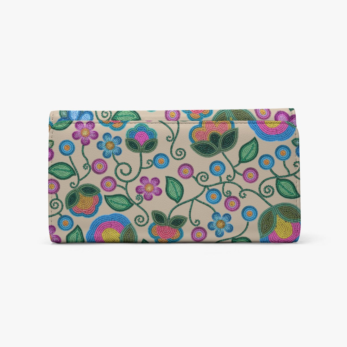 Turquoise Sunbeam Cream Wallet