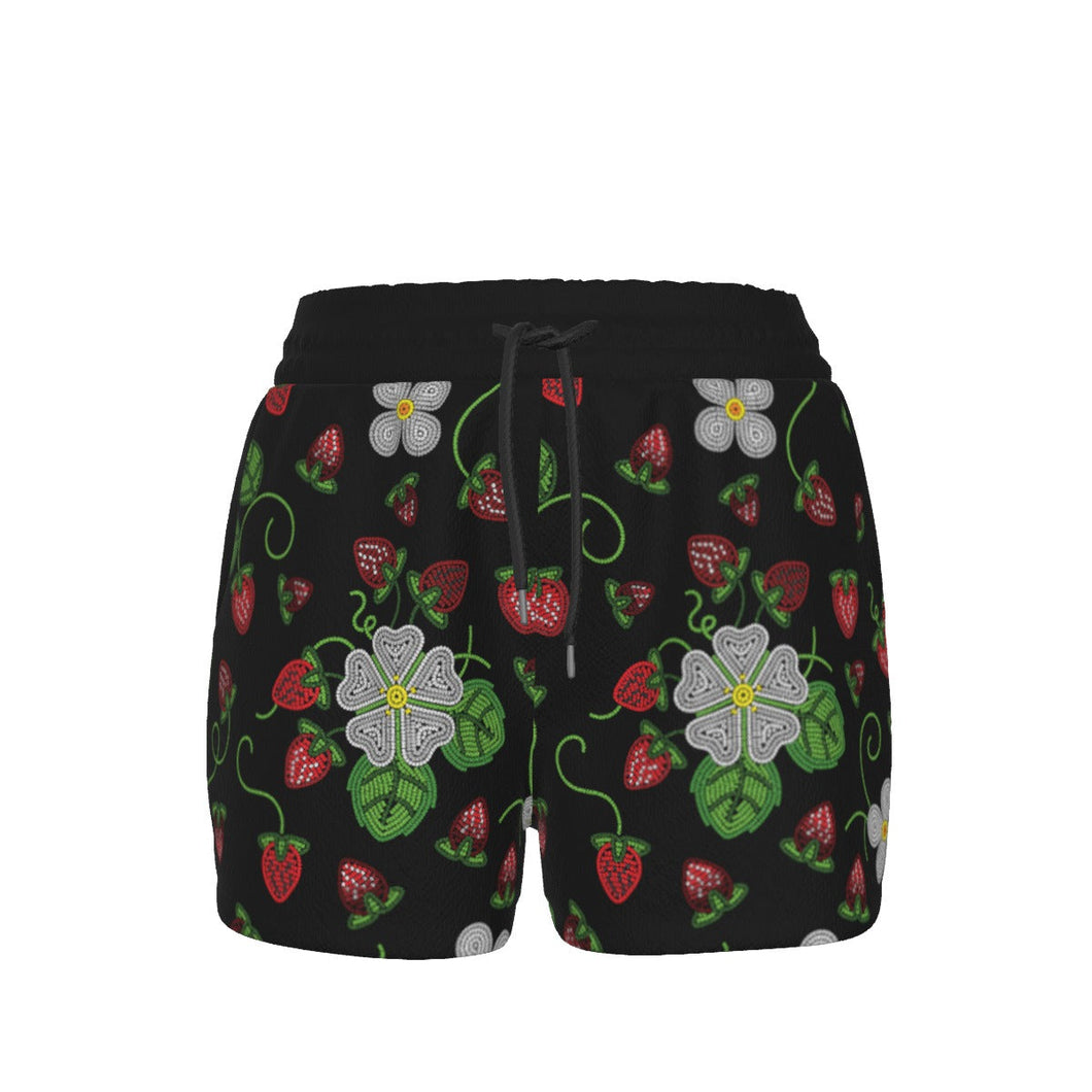 Strawberry Dreams Midnight Women's Shorts