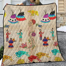 Load image into Gallery viewer, Floral Ledger Way of Life Lightweight Quilt
