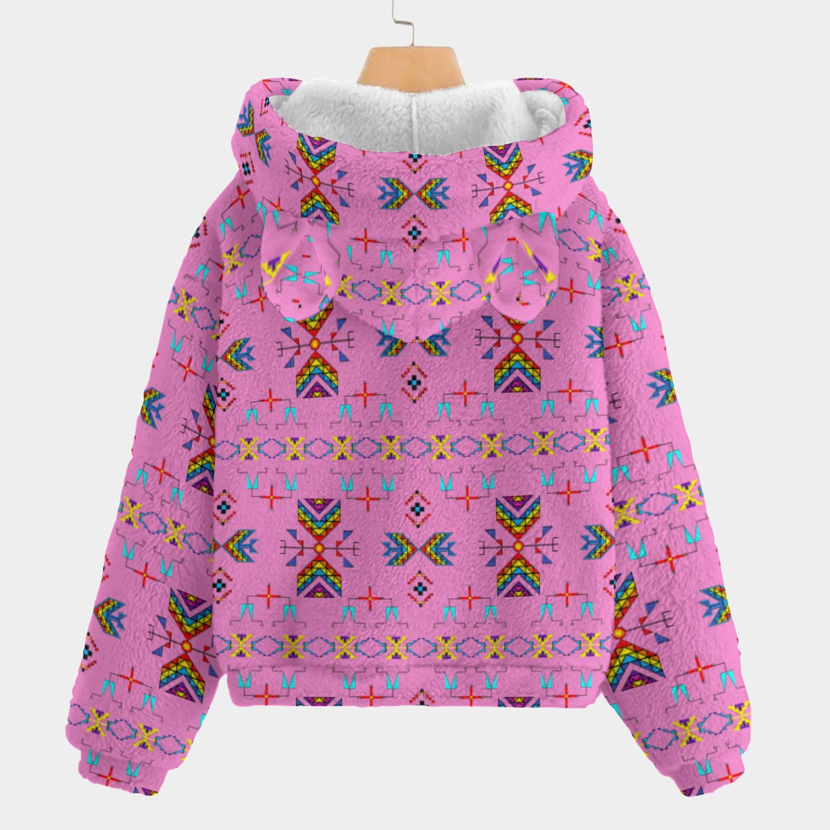 Rainy Chief Rainbow Blush Youth Hoodie with Ears