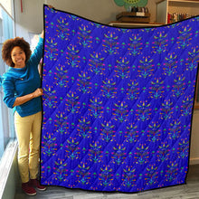 Load image into Gallery viewer, Dakota Damask Blue Lightweight Quilt
