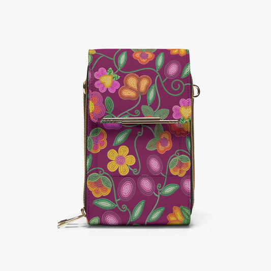 Boreal Bounty Dark Magenta Phone Bag