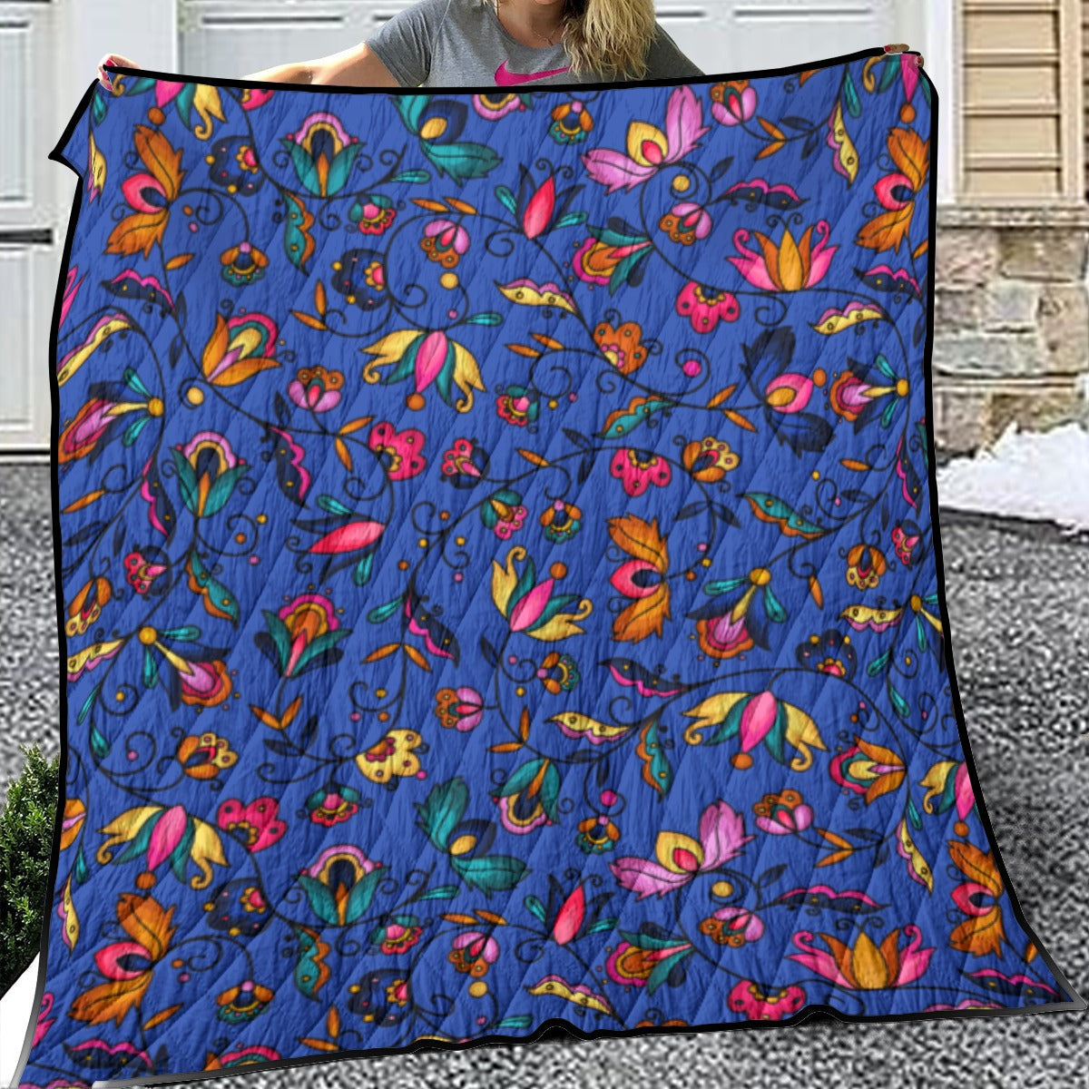 Copper Prairie Petals Lightweight & Breathable Quilt