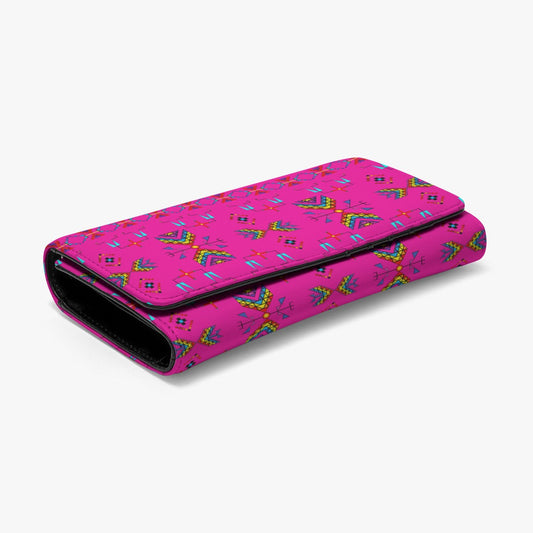 Rainy Chief Rainbow Hot Pink Foldable Wallet