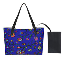 Load image into Gallery viewer, Cosmic Whisper Elk Shadow Shopping Tote Bag With Mini Purse
