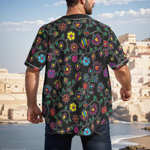 Load image into Gallery viewer, Nature&#39;s Nexus Black Short Sleeve Baseball Jersey
