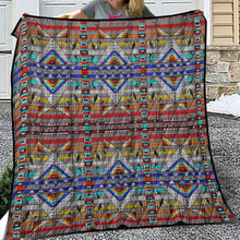 Load image into Gallery viewer, Medicine Blessing Grey Lightweight Quilt
