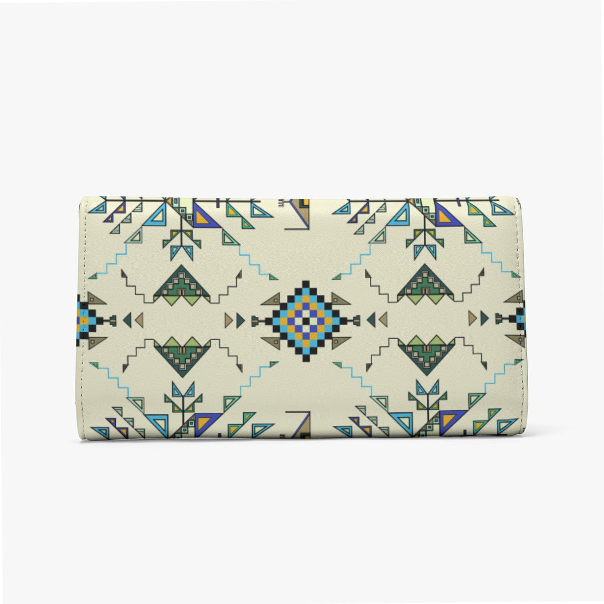 Bear Shield Cream Foldable Wallet