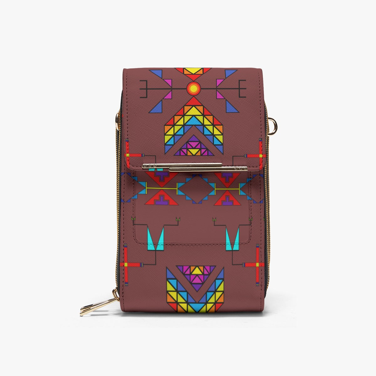 Rainy Chief Rainbow Earth Clay Mobile Phone Chest Bag