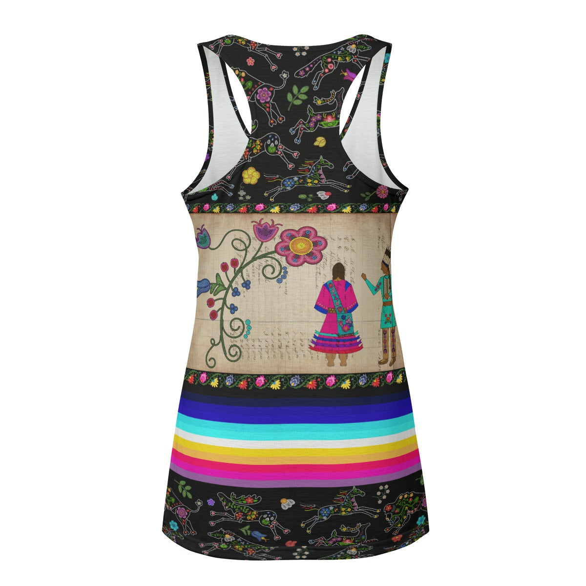 Floral Ledger Sweethearts Eco Tank Top