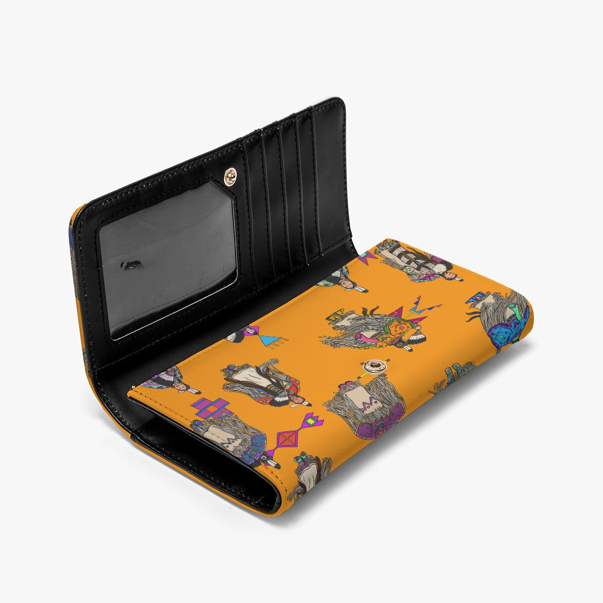 Women's Tradish Dancers Orange Foldable Wallet