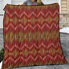 Load image into Gallery viewer, Fire Feather Red Lightweight Quilt
