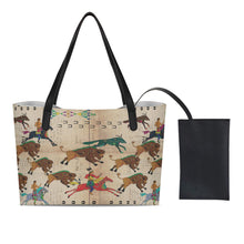 Load image into Gallery viewer, The Hunt Shopping Tote Bag With Mini Purse
