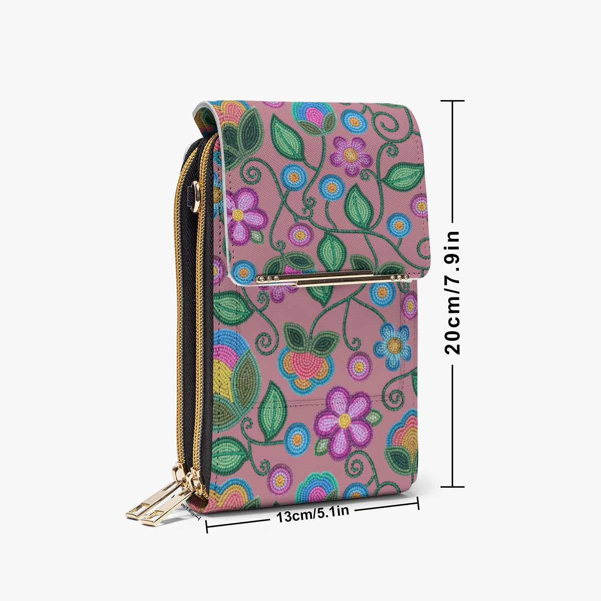 Turquoise Sunbeam Peach Phone Bag