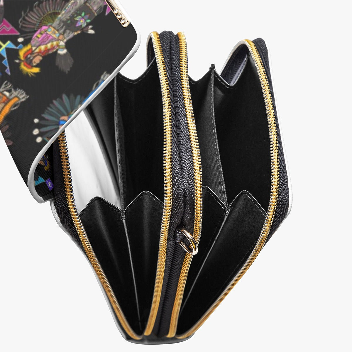 Men's Tradish Dancers Black Mobile Phone Chest Bag