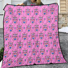 Load image into Gallery viewer, Dakota Damask Cheyenne Pink Lightweight Quilt
