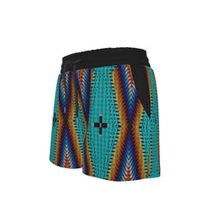 Load image into Gallery viewer, Diamond in the Bluff Turquoise Women&#39;s Shorts
