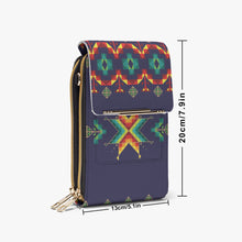 Load image into Gallery viewer, Dreams of Ancestors Indigo Shade Mobile Phone Chest Bag
