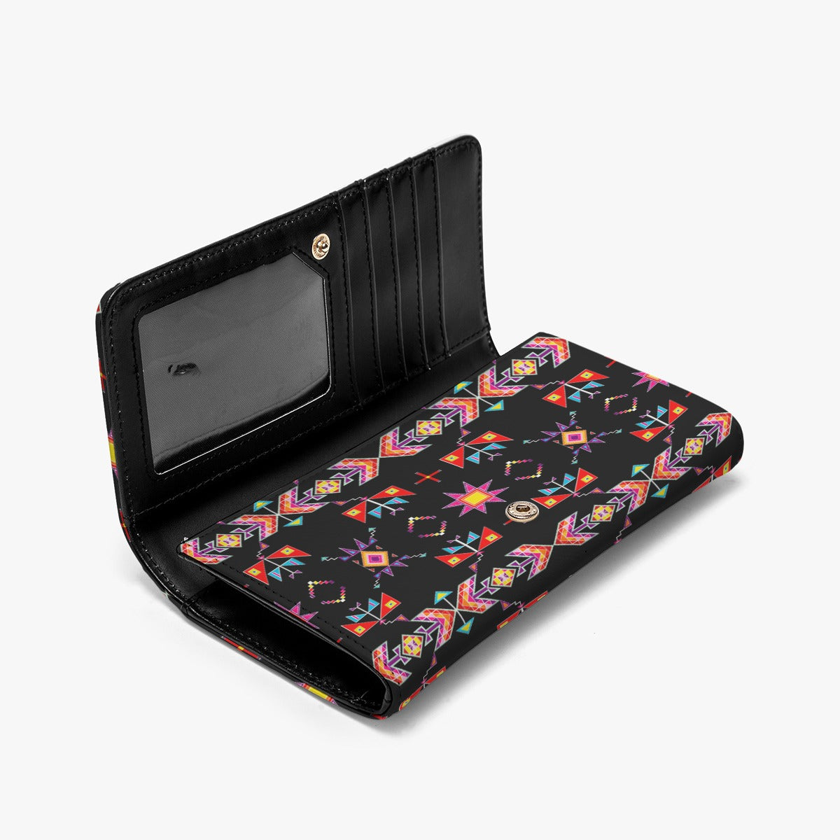 Scattered Generations Black Foldable Wallet