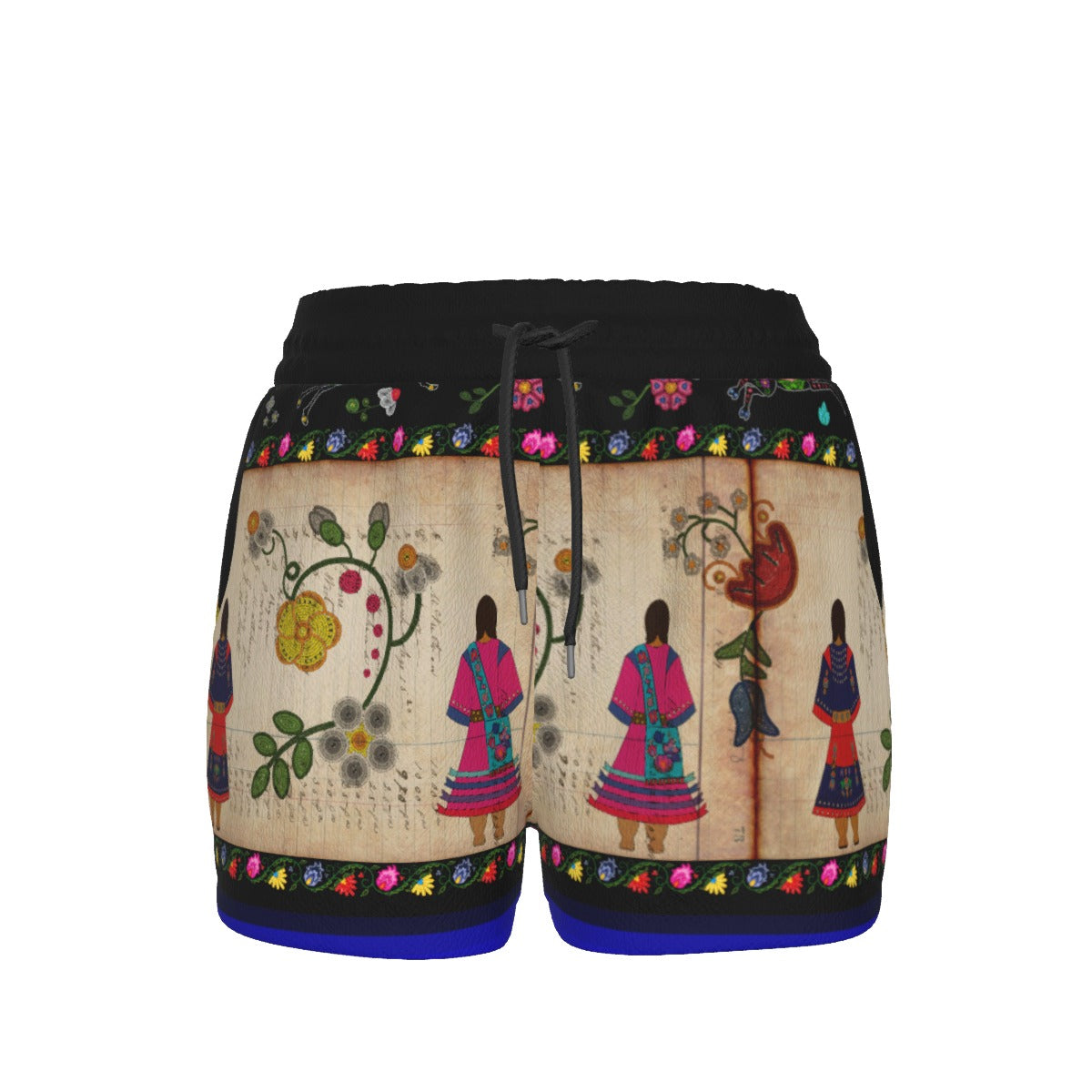 Floral Ledger Sisters Women's Shorts