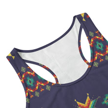 Load image into Gallery viewer, Dreams Of Ancestors Indigo Shade Eco Tank Top
