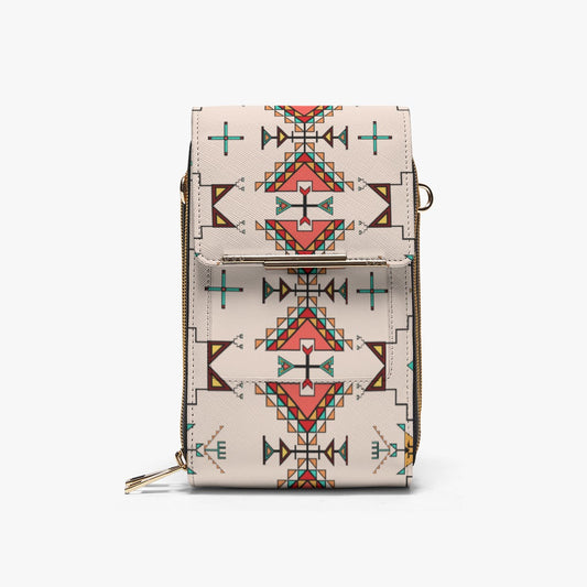 Thunder Flight Cream Mobile Phone Chest Bag