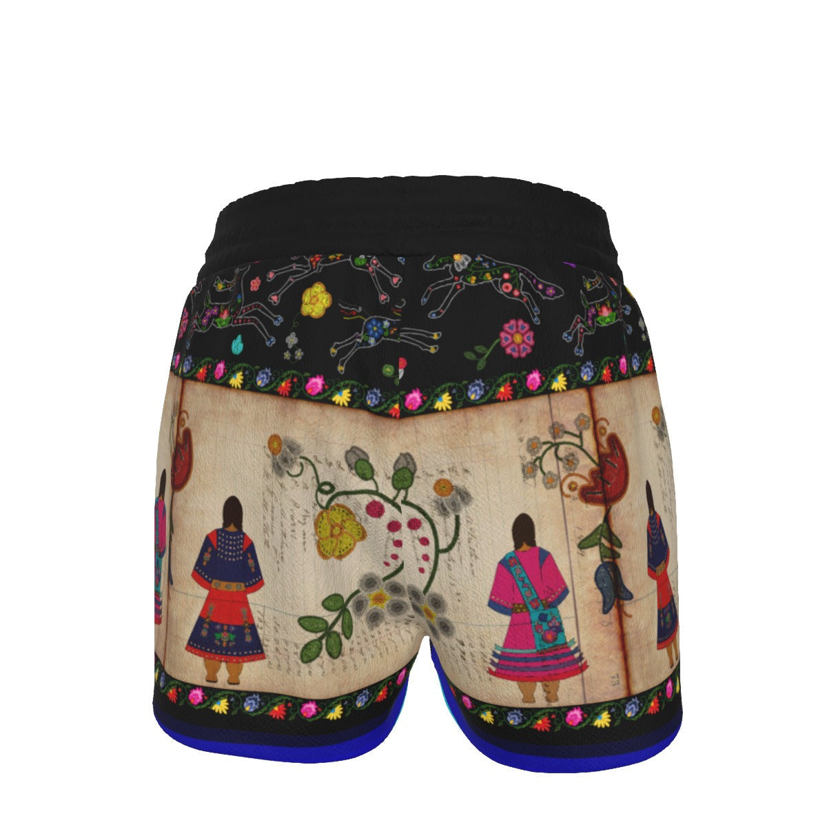 Floral Ledger Sisters Women's Shorts