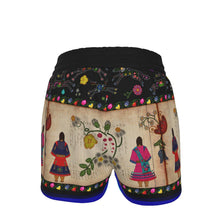 Load image into Gallery viewer, Floral Ledger Sisters Women&#39;s Shorts
