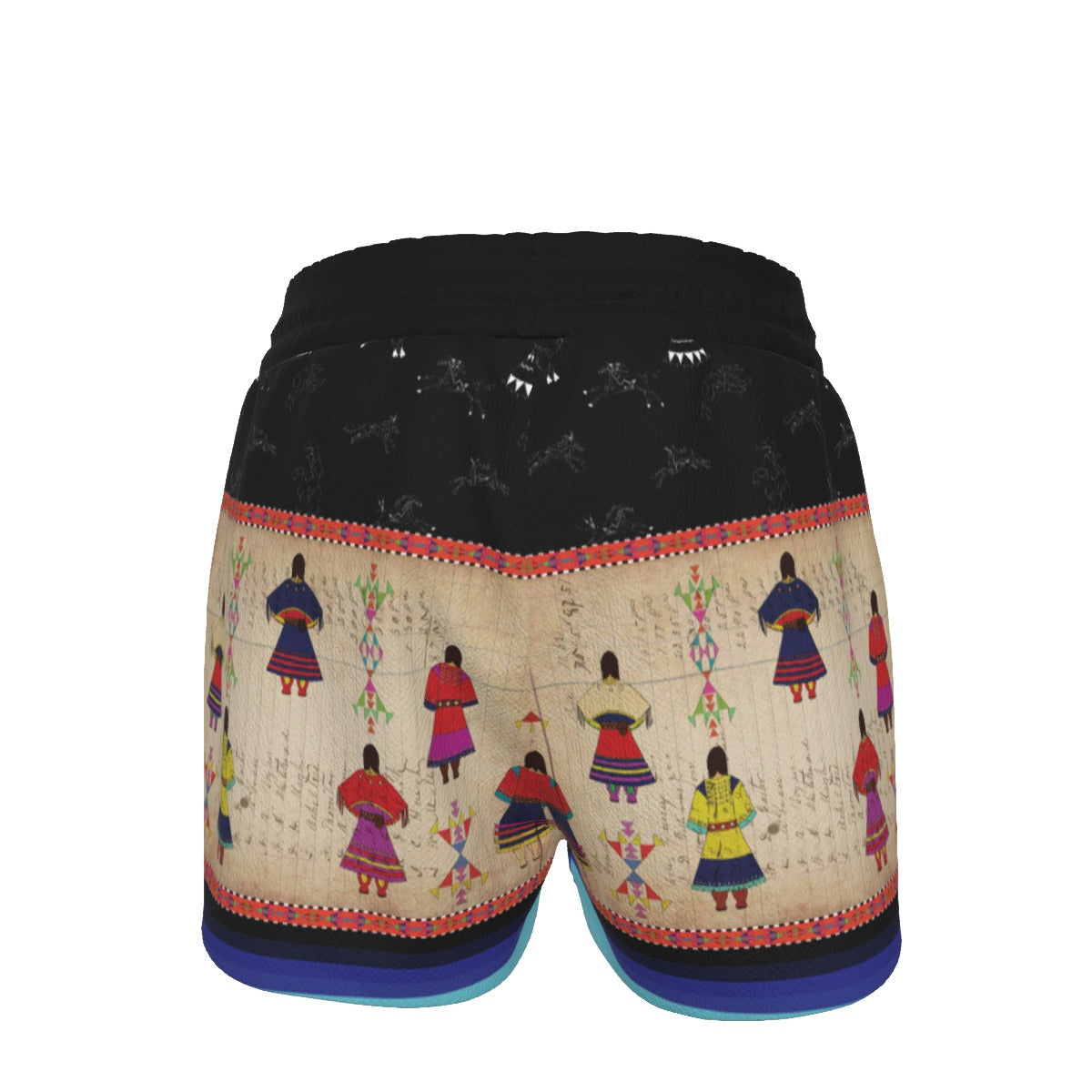 Ledger Round Dance Midnight Women's Shorts