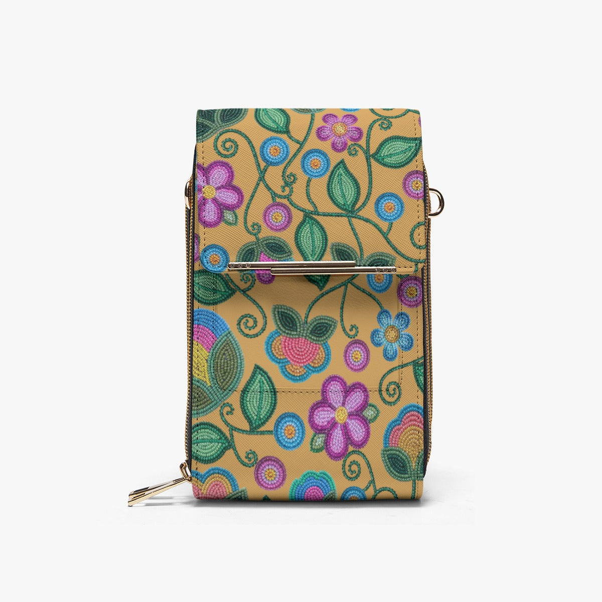 Turquoise Sunbeam Yellow Phone Bag