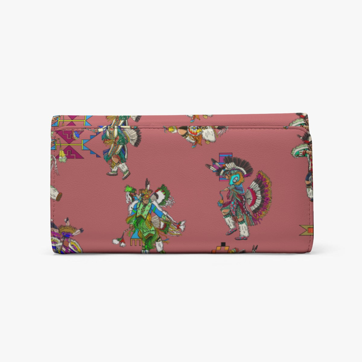 Men's Fancy Dancers Terra Cotta Foldable Wallet