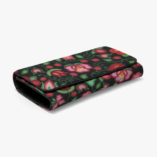 Rose Reverie Black Wallet