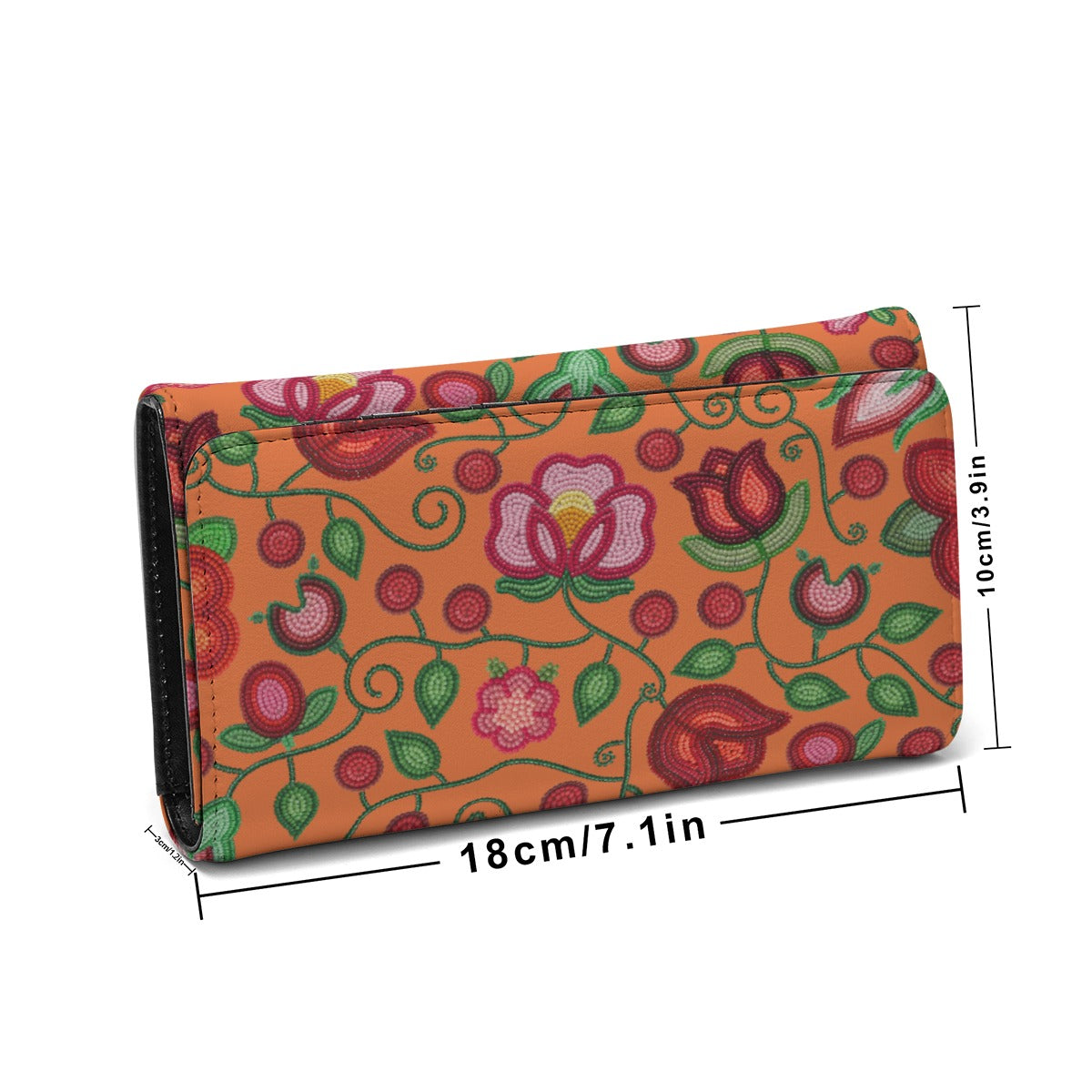 Rose Reverie Orange Wallet